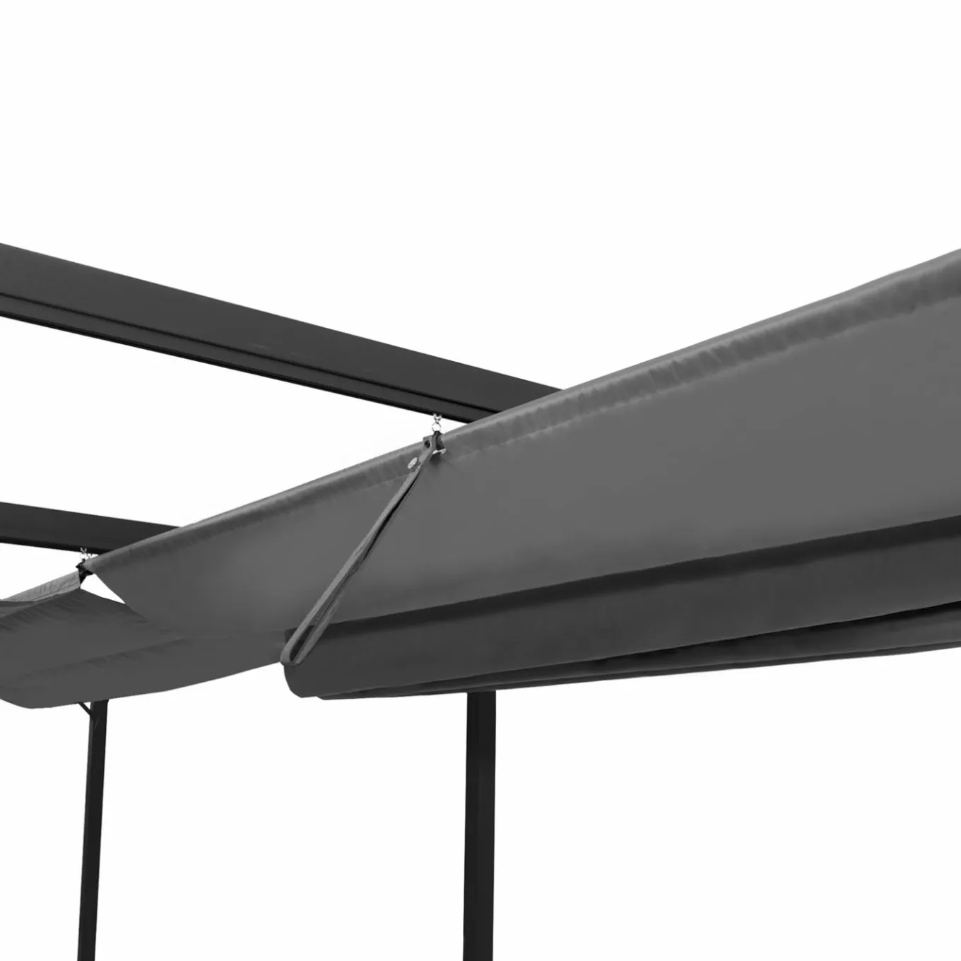 IDMarket Pergola toit rétractable 3x6m gris anthracite et stores enrouleurs* Tonnelles De Jardin|Pergolas