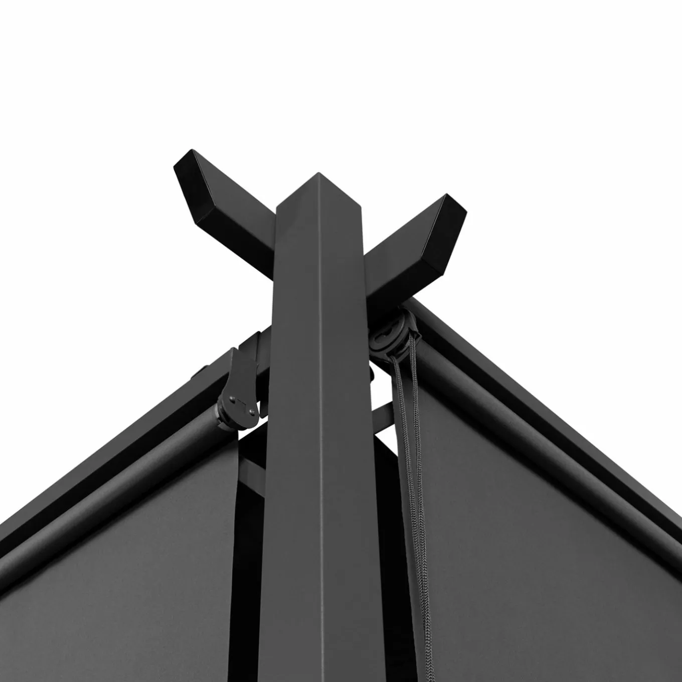 IDMarket Pergola toit rétractable 3x6m gris anthracite et stores enrouleurs* Tonnelles De Jardin|Pergolas