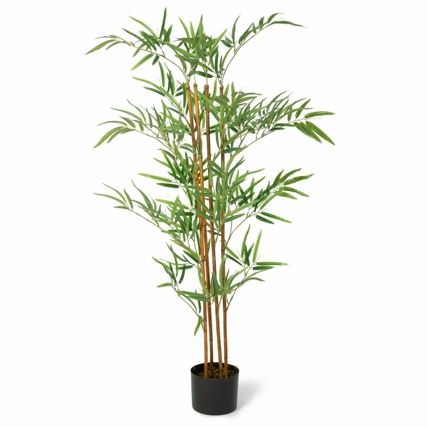 IDMarket Plante artificielle bambou 120 cm* Décoration Et Accessoires|Plantes Artificielles