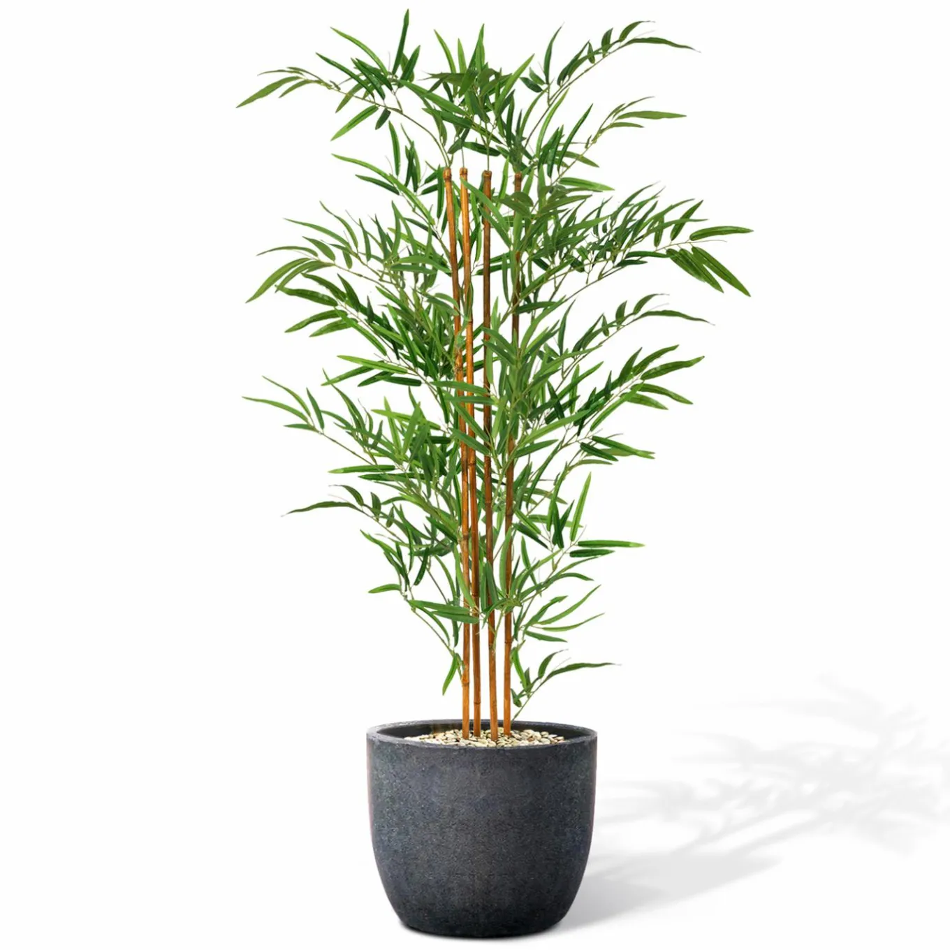 IDMarket Plante artificielle bambou 120 cm* Décoration Et Accessoires|Plantes Artificielles