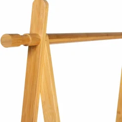 IDMarket Portant vêtements en bambou* Meubles Hauts|Collection Agencement Magasin