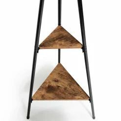 IDMarket Porte-manteau bois métal design avec plateaux* Meubles Hauts|Collection Agencement Magasin