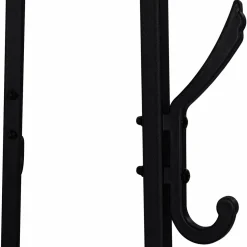 IDMarket Porte-manteau industriel sur pied avec étagères* Collection Agencement Magasin|Collection Industrielle