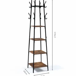 IDMarket Porte-manteau industriel sur pieds* Meubles Hauts|Collection Agencement Magasin