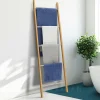 IDMarket Porte-serviettes échelle 5 niveaux en bambou* Collection Bambou|Accessoires Salle De Bain