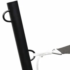 IDMarket Poteau pour toile ombrage en acier noir 220 cm* Voiles D'Ombrage