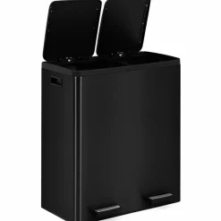 IDMarket Poubelle de cuisine 2x30L seaux amovibles avec pédales* Rangement Et Accessoires|Cuisine Complète