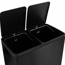 IDMarket Poubelle de cuisine 2x30L seaux amovibles avec pédales* Rangement Et Accessoires|Cuisine Complète