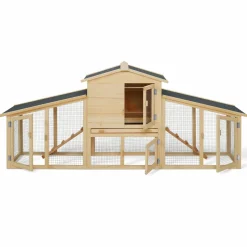 IDMarket Poulailler clapier XXL* Poulaillers