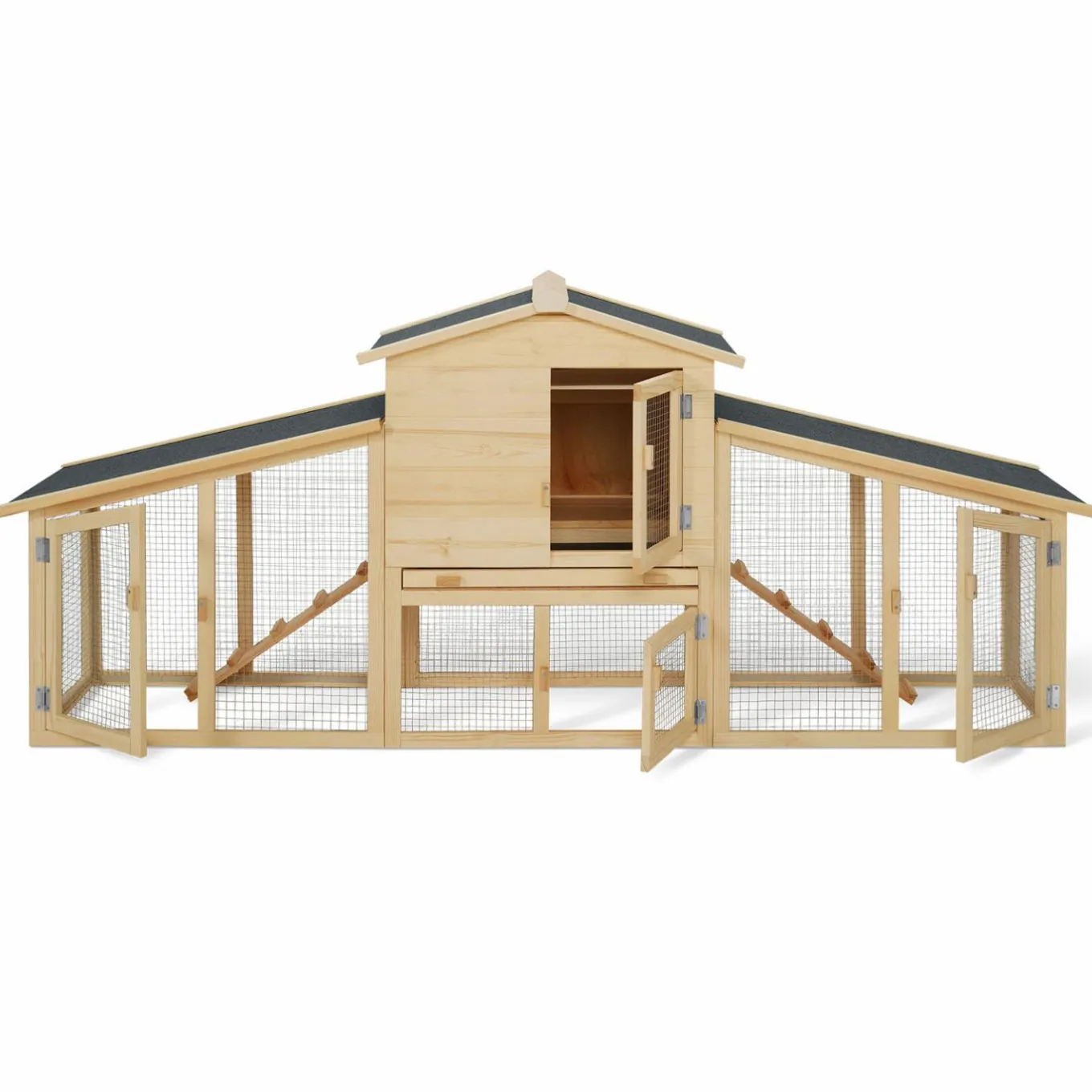 IDMarket Poulailler clapier XXL* Poulaillers