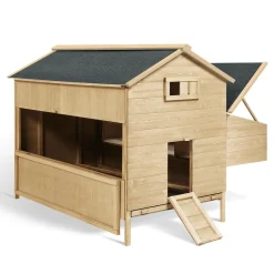 IDMarket Poulailler XXL avec pondoir* Poulaillers