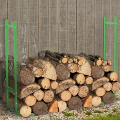 IDMarket Range bûches extérieur* Stockage Du Bois