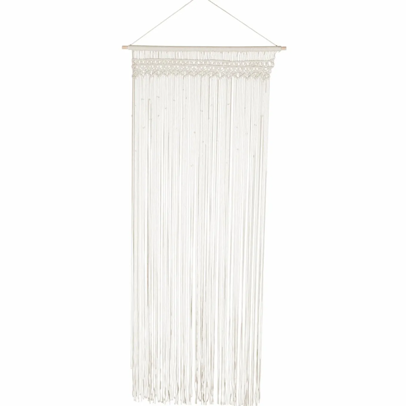 IDMarket Rideau bohème beige en macramé* Décoration Et Accessoires|Collection Agencement Magasin