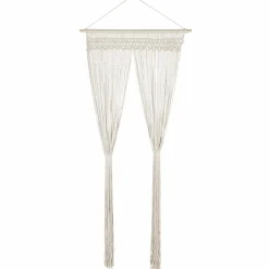 IDMarket Rideau bohème beige en macramé* Décoration Et Accessoires|Collection Agencement Magasin