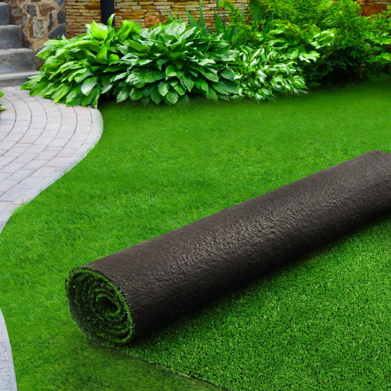 IDMarket Rouleau gazon artificiel* Entretien Du Jardin Et Accessoires|Revêtement Sol Extérieur