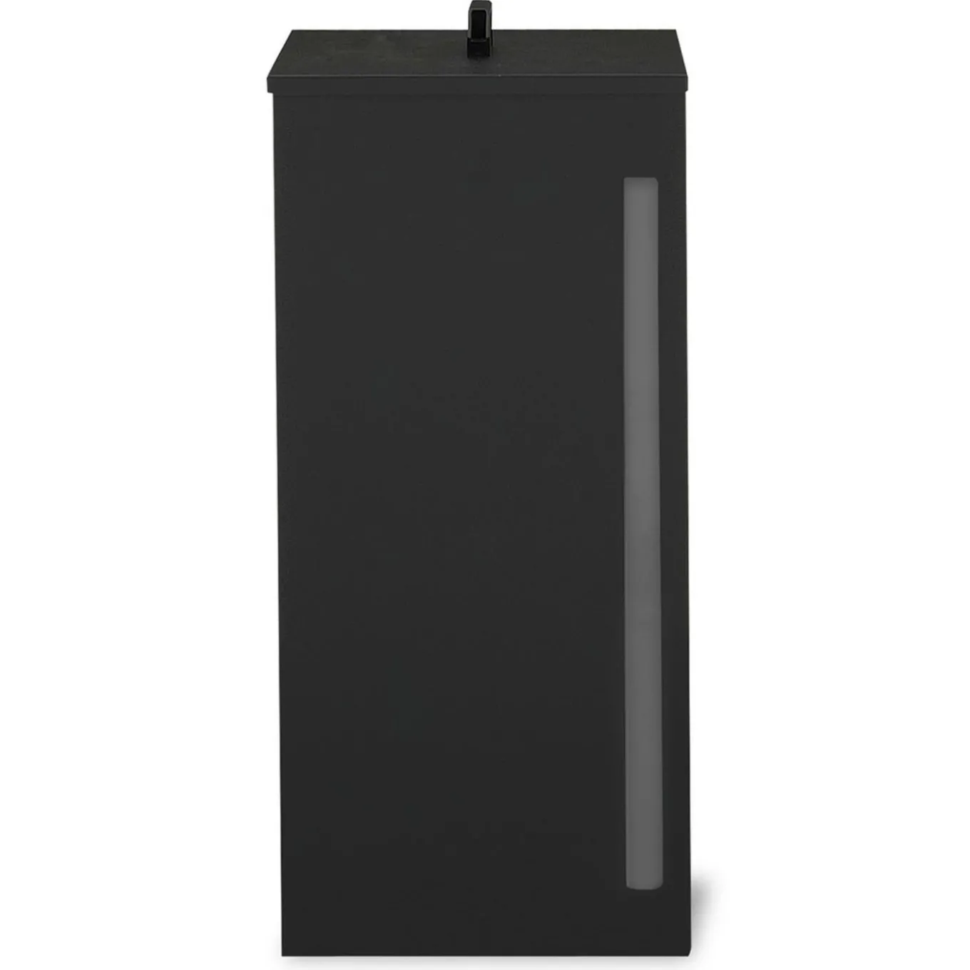 IDMarket Réservoir à granulés - rangement à pellets 55 kg noir 36 x 36 x 87 cm* Accessoires Cheminée