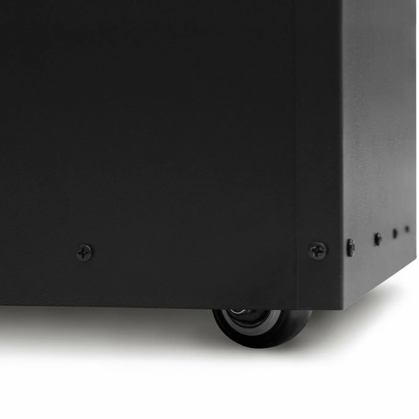 IDMarket Réservoir à granulés - rangement à pellets 45 kg noir motif floral 36 x 36 x 76 cm* Accessoires Cheminée