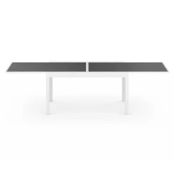 IDMarket Salon de jardin avec table en verre trempé et 12 chaises* Salons De Jardin