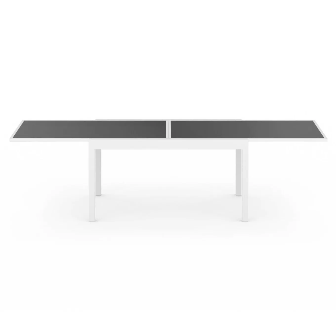 IDMarket Salon de jardin avec table en verre trempé et 12 chaises* Salons De Jardin