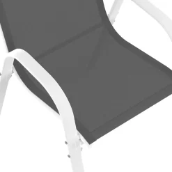 IDMarket Salon de jardin avec table en verre trempé et 12 chaises* Salons De Jardin