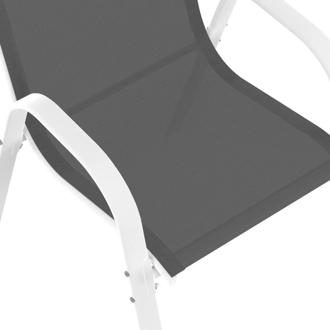 IDMarket Salon de jardin avec table en verre trempé et 12 chaises* Salons De Jardin