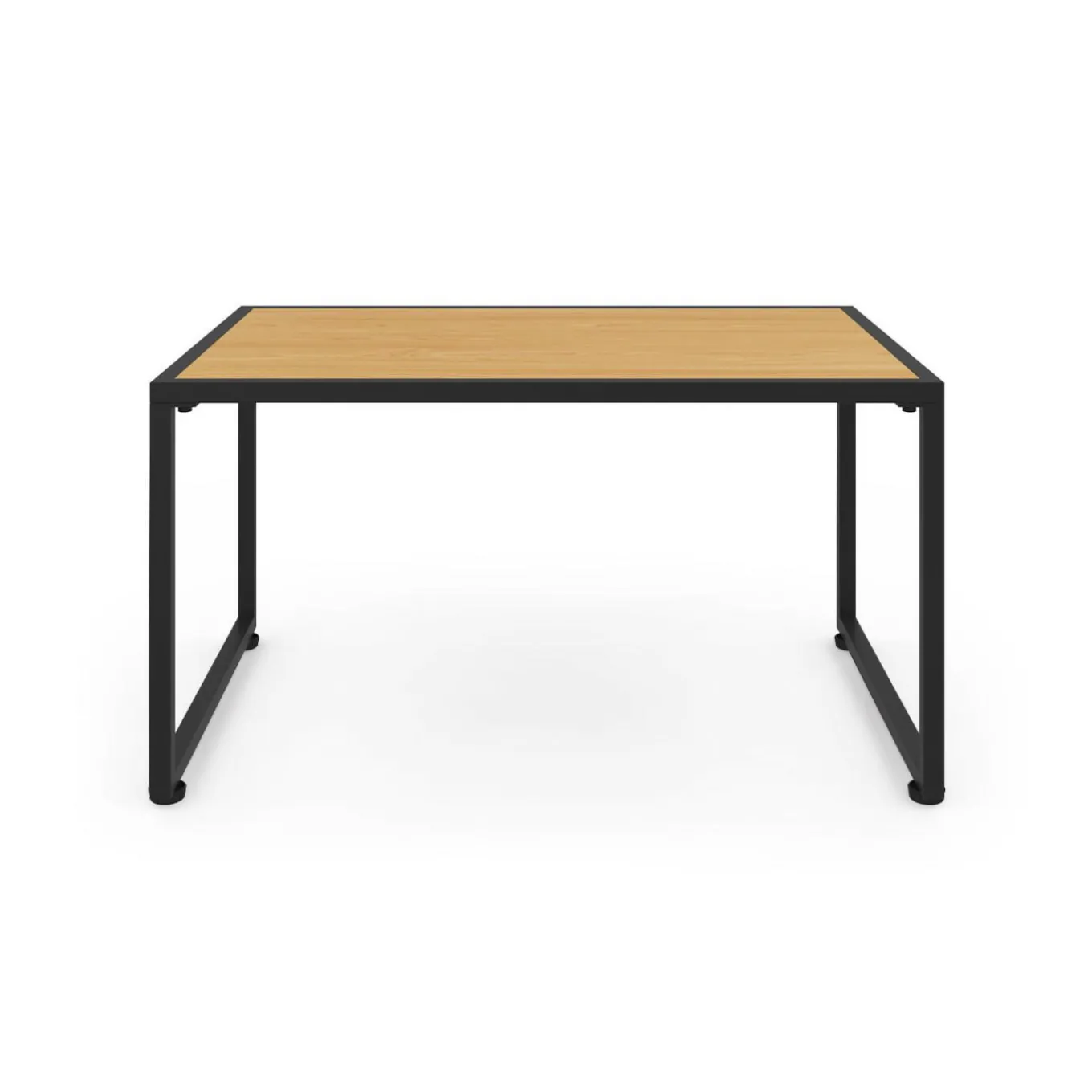 IDMarket Salon de jardin bas 6 personnes canapés et fauteuils noir et cordage effet rotin clair avec tables basses* Salons De Jardin