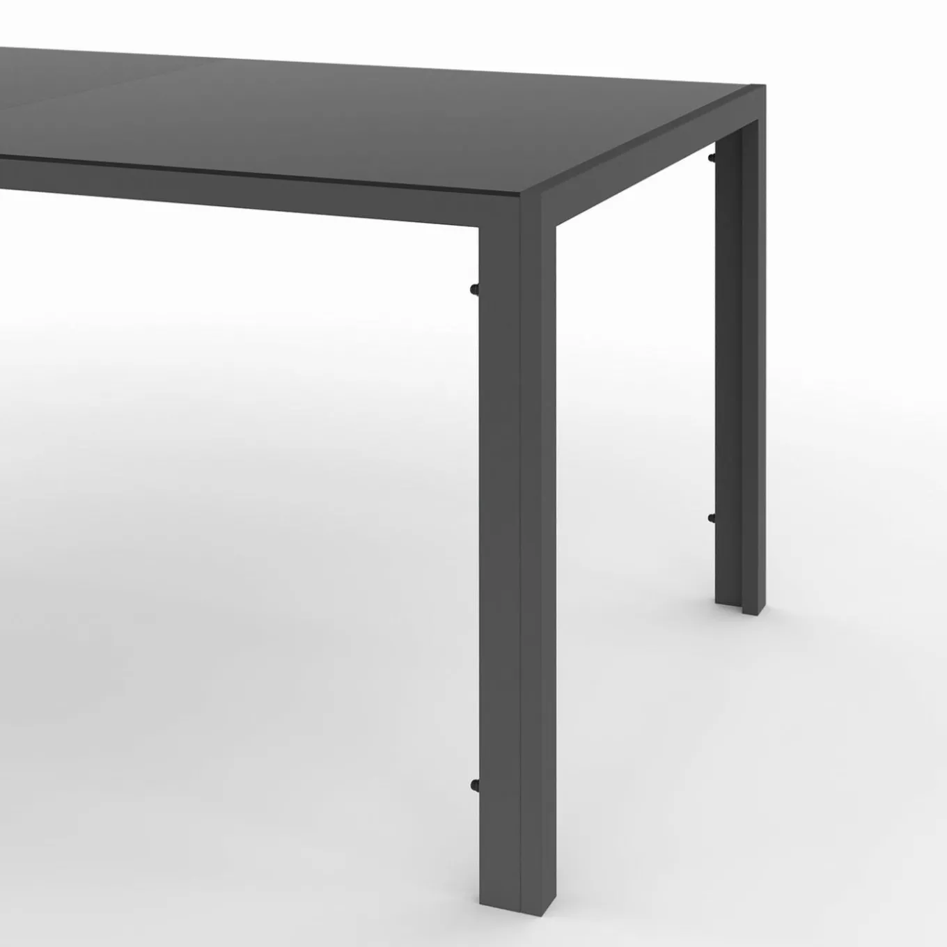 IDMarket Salon de jardin mix color bleu, gris et noir table 190 cm et 8 chaises empilables* Salons De Jardin