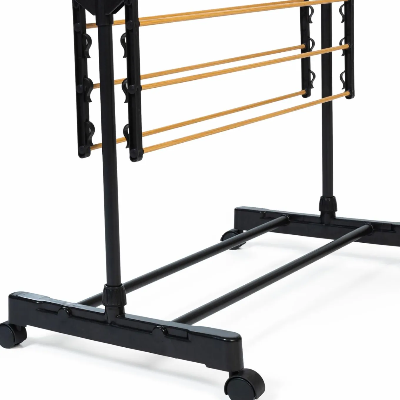 IDMarket Séchoir à linge couleur noir et aspect bois* Séchoirs À Linge