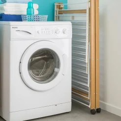 IDMarket Séchoir design imitation bois pliable* Séchoirs À Linge