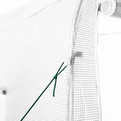IDMarket Serre à tomates 3 m² 3 x 1 x 2 m blanche* Serres À Tomates Et Équipement Du Potager|Serres