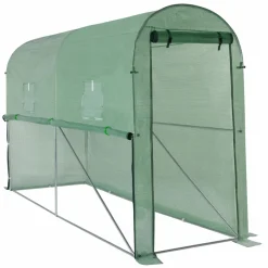 IDMarket Serre à tomates 3 m² 3x1x2m* Serres À Tomates Et Équipement Du Potager|Serres