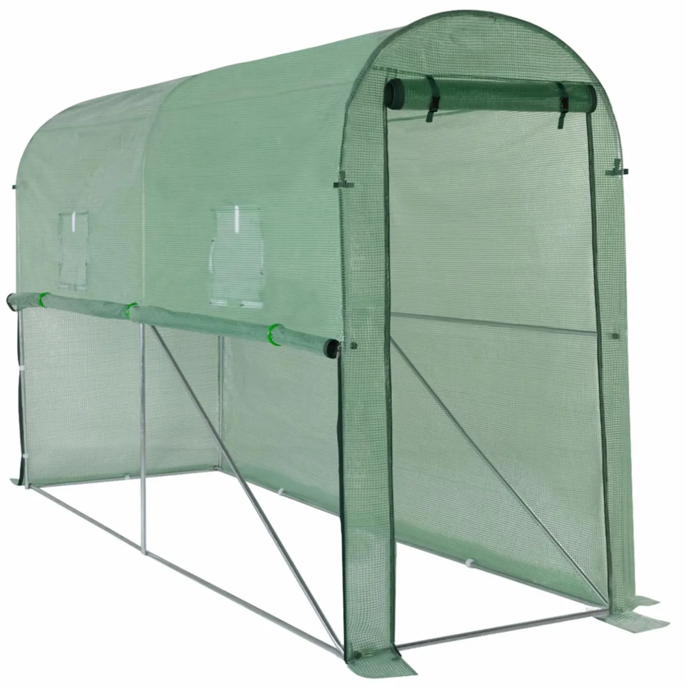 IDMarket Serre à tomates 3 m² 3x1x2m* Serres À Tomates Et Équipement Du Potager|Serres