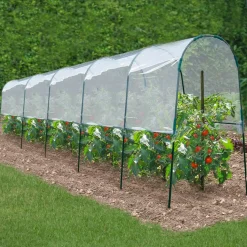 IDMarket Serre à tomates de 2m de longueur* Serres À Tomates Et Équipement Du Potager|Serres