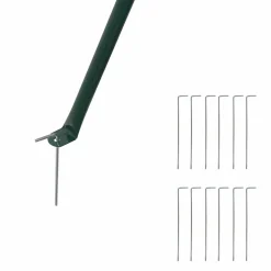 IDMarket Serre à tomates tunnel 6 m* Serres|Serres À Tomates Et Équipement Du Potager