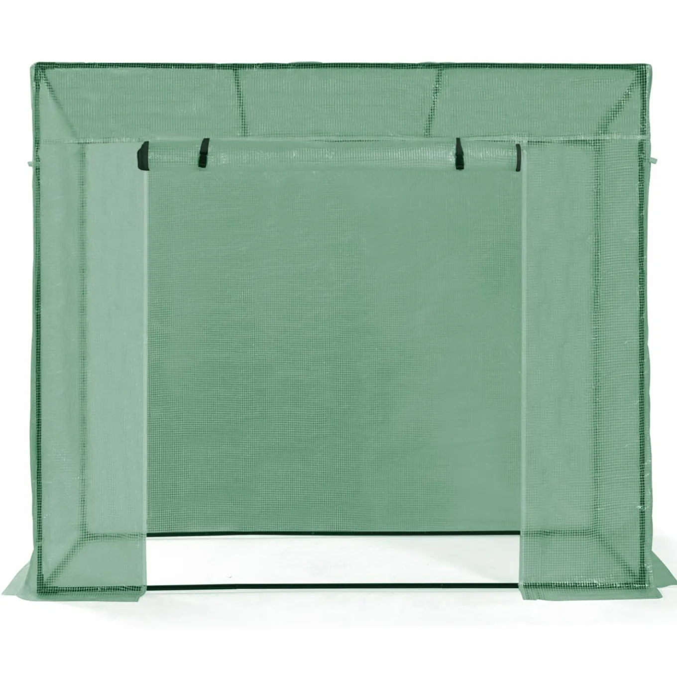 IDMarket Serre de jardin verte avec porte et fenêtres relevables* Serres À Tomates Et Équipement Du Potager|Serres