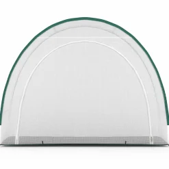 IDMarket Serre d'hivernage balcon et terrasse 300x80x220 cm en demi lune* Serres|Protection Du Jardin