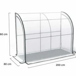 IDMarket Serre murale d’hivernage 80x200 cm* Protection Du Jardin|Serres