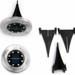 IDMarket Spots solaires extérieur LED* Eclairages D'Ambiance