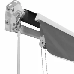 IDMarket Store banne 3x2 m enroulable gris anthracite* Stores Bannes