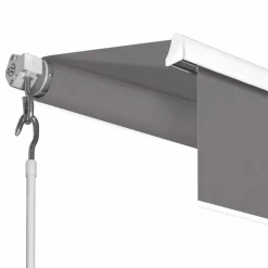 IDMarket Store banne 3,80x3 m gris anthracite* Stores Bannes