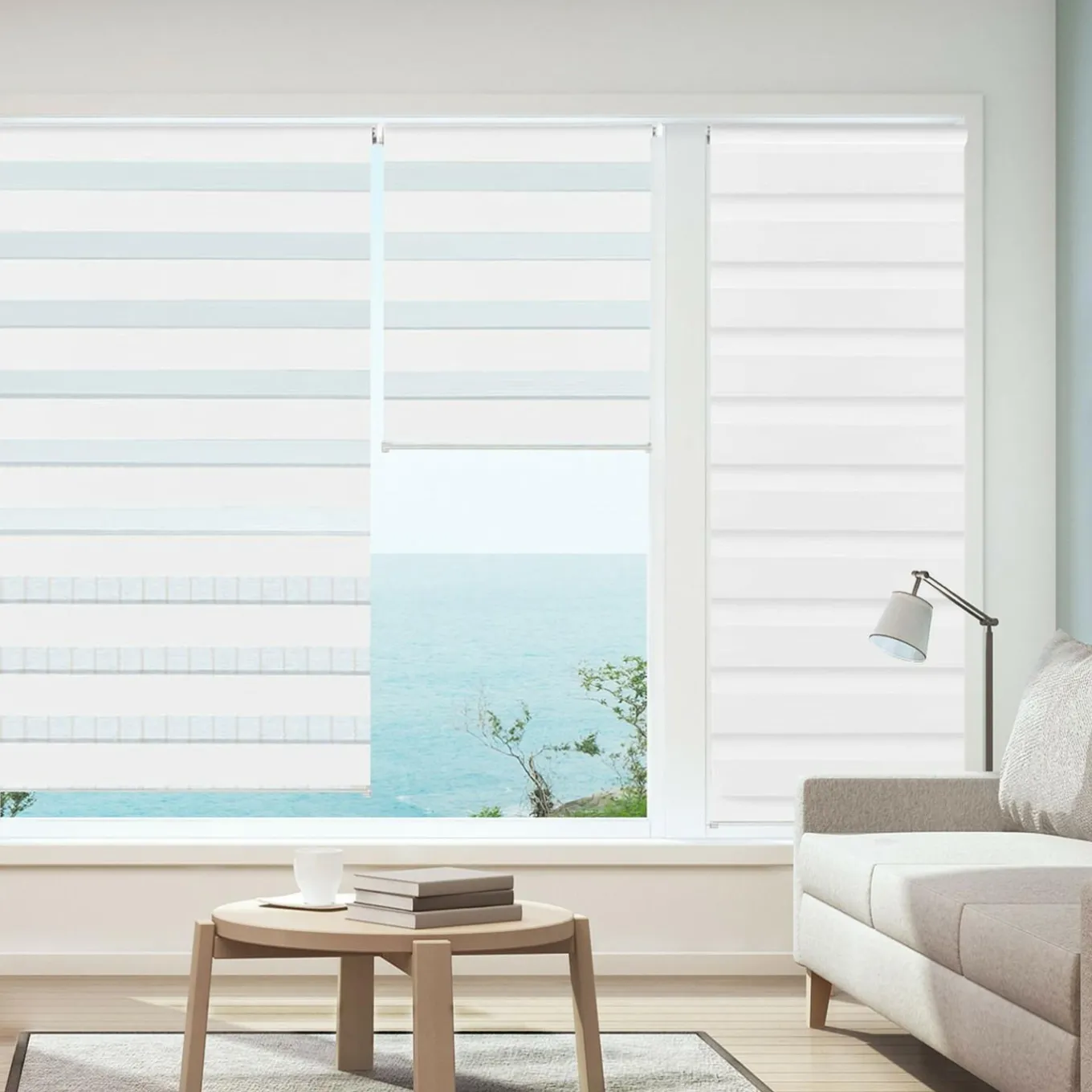 IDMarket Store jour nuit blanc 60 x 230 cm* Stores