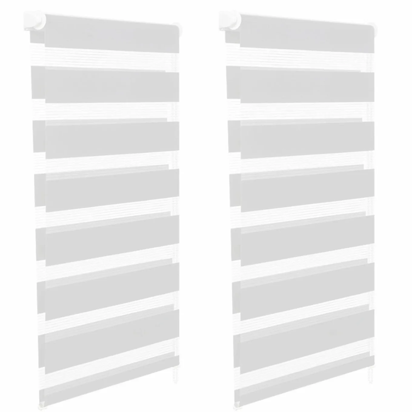 IDMarket Stores jour nuit blancs 55x 170 cm* Stores