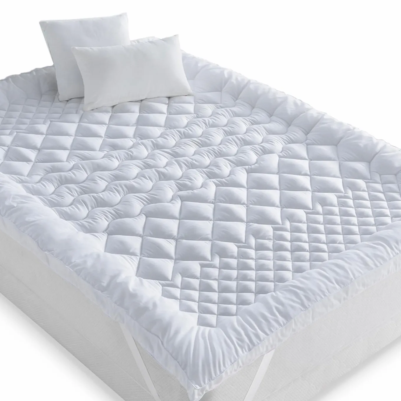 IDMarket Surmatelas 140x190 cm 7 zones de confort moelleux* Surmatelas|Chambre Complète Adulte