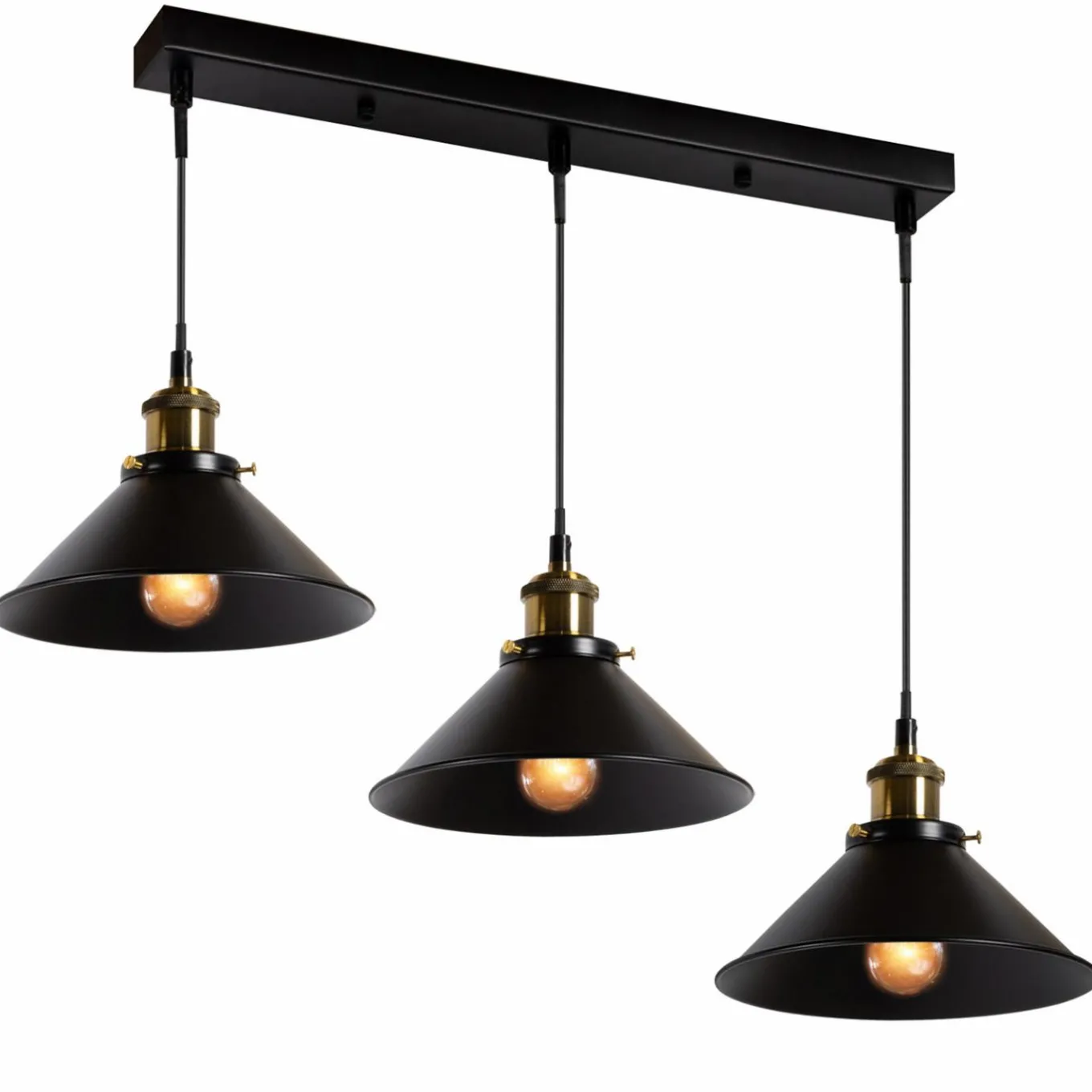 IDMarket Suspension lampes pas cher design industriel* Luminaires