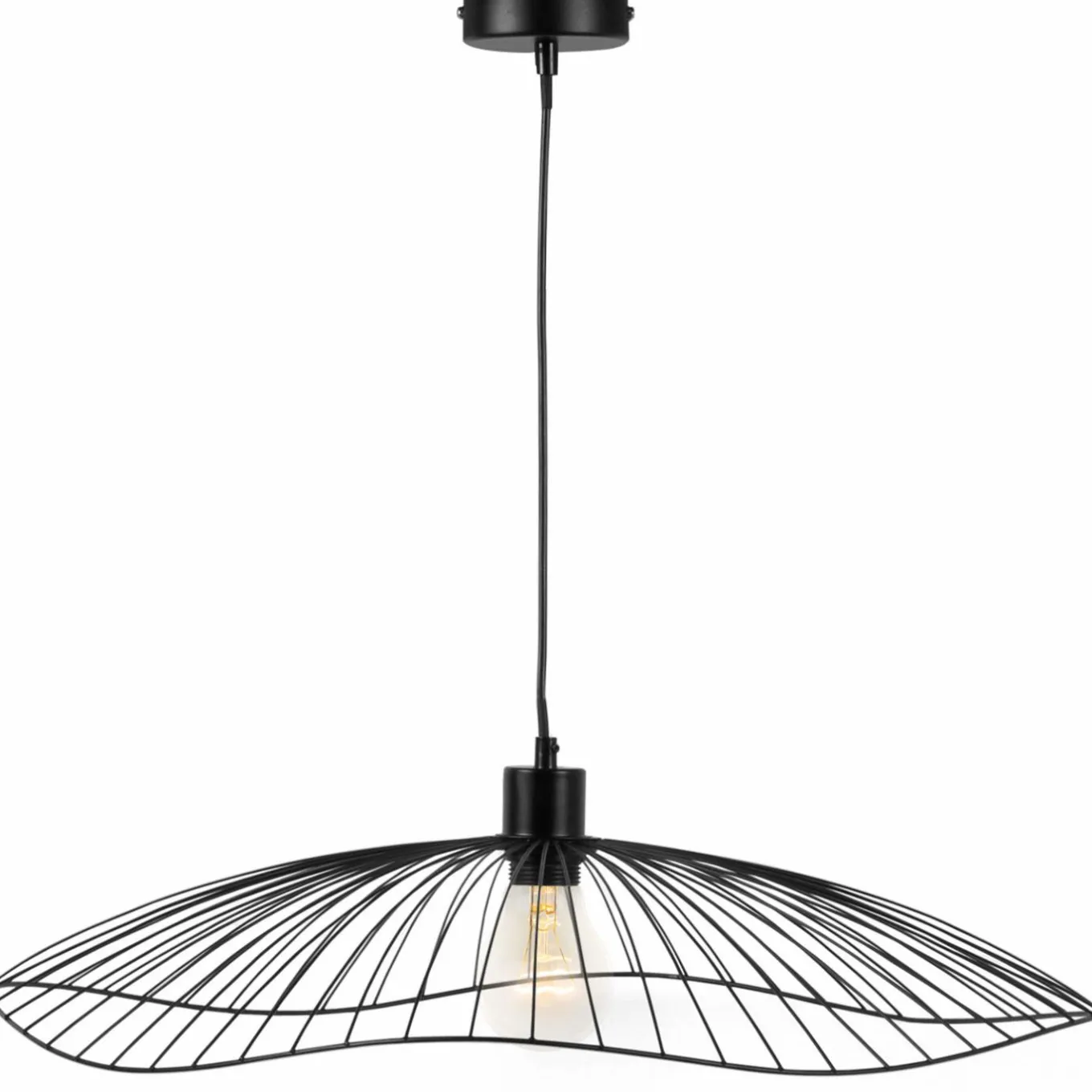 IDMarket Suspension luminaire filaire noire* Luminaires