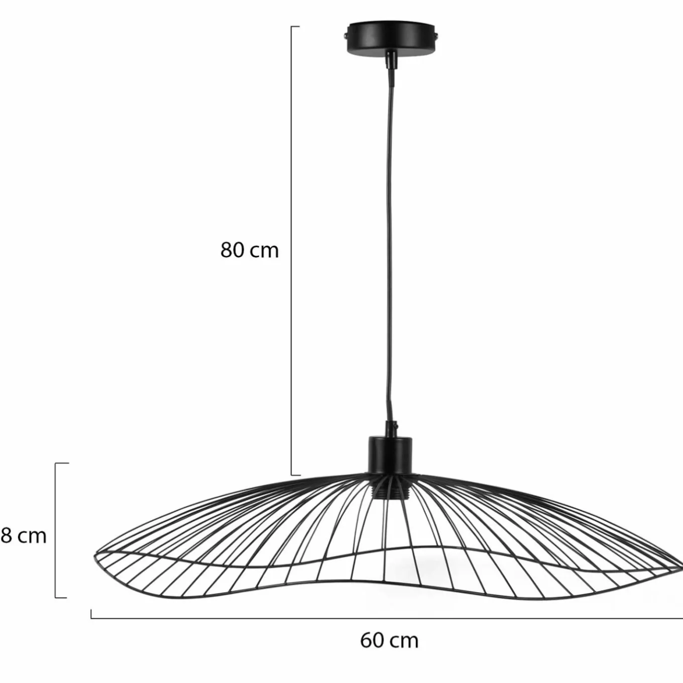 IDMarket Suspension luminaire filaire noire* Luminaires