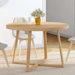 IDMarket Table à manger 6 personnes en bois* Meubles En Bois|Tables