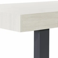 IDMarket Table à manger bois gris 160 cm* Collection Design|Collection Moderne