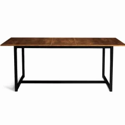 IDMarket Table à manger extensible industrielle 6 à 10 personnes* Collection Vintage|Collection Industrielle