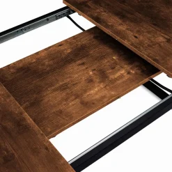 IDMarket Table à manger extensible industrielle 6 à 10 personnes* Collection Vintage|Collection Industrielle